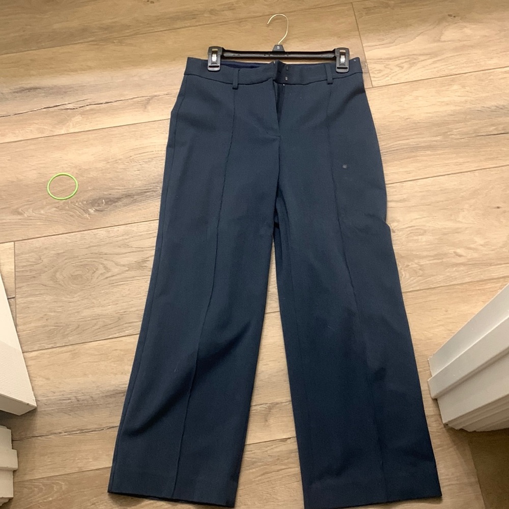 Express blue crop work pant